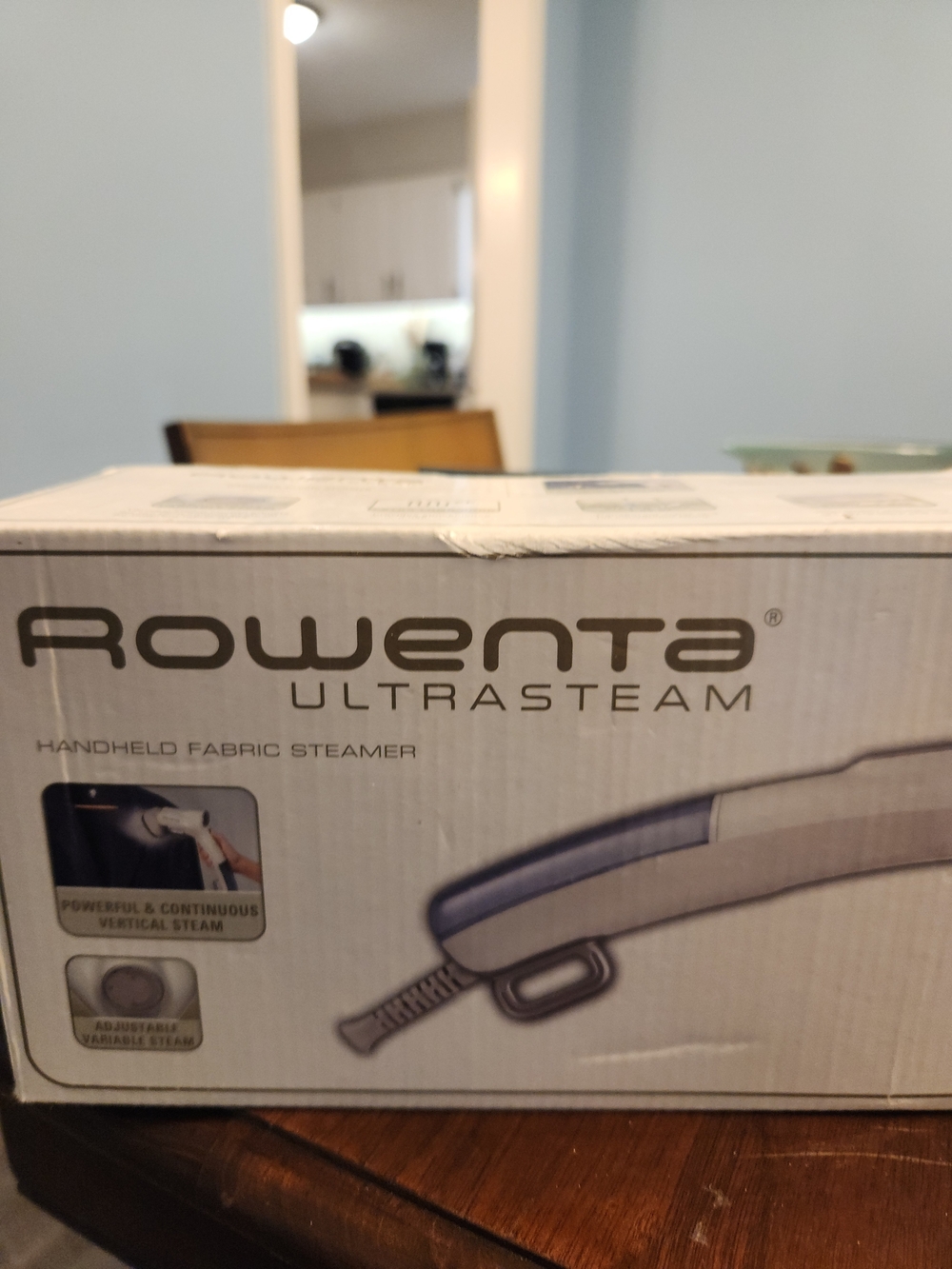 Rowenta UltraSteam Handheld Fabric Steamer - White and Gray